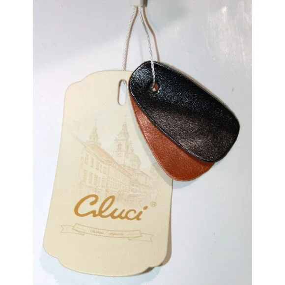 Cluci Women Backpack Purse Black Brown Faux Leather Anti Theft Travel Bag 12" - Picture 8 of 10